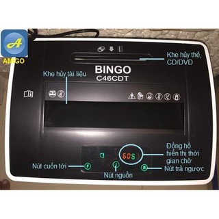 Máy hủy tài liệu BINGO C46CDT