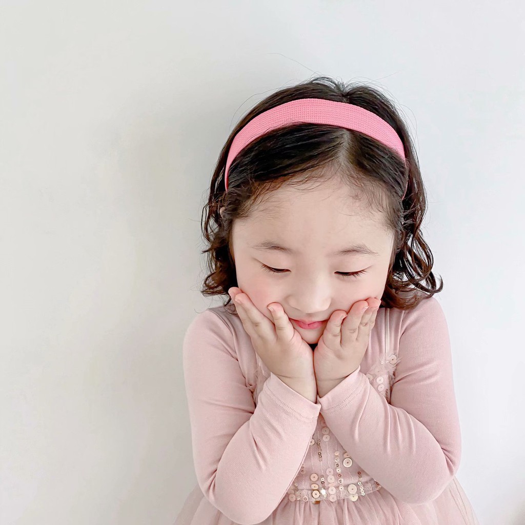 Băng đô cài tóc bảng to, chất liệu vải cho bé gái mẫu mới 2021 ShiniShop