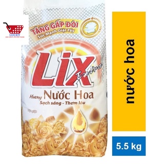 Bột Giặt Lix 5,5kg/ 6kg Hương Nước Hoa/ Hương chanh