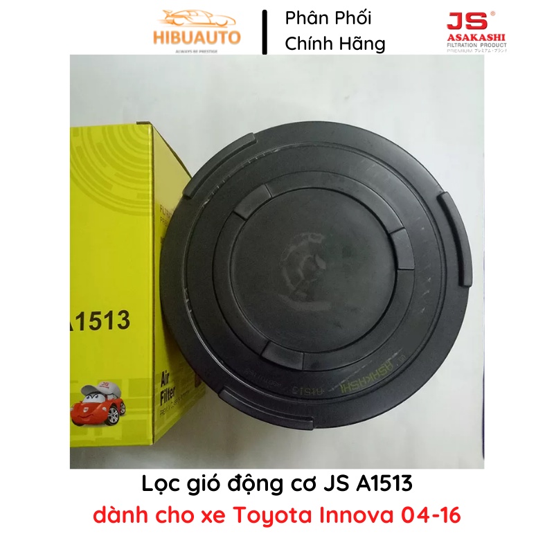 Lọc gió động cơ JS A1513 dành cho xe Toyota Innova 04-16 - Xuất xứ Nhật