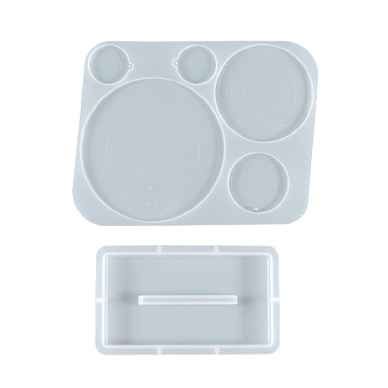 Sa Khuôn Silicone Làm Trang Sức Hình Tròn