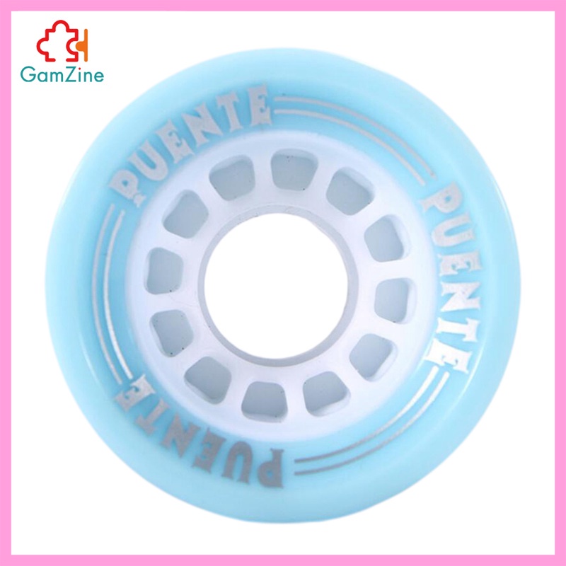 Bộ 4 bánh xe cho ván trượt kích thước 70x51mm bằng Pu kèm vòng đệm chuyên dụng