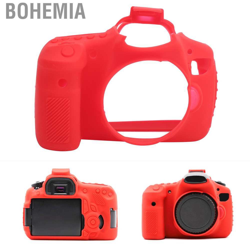 Vỏ Bảo Vệ Máy Ảnh Bằng Silicone Mềm Chống Trượt Cho Canon 60d