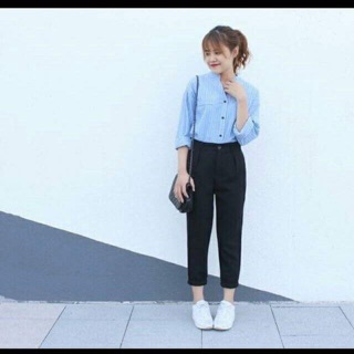 ✅[Rẻ Vô Địch] Bán sỉ Quần vải baggy, quần công sở phù hợp đi học, người đi làm đi chơi