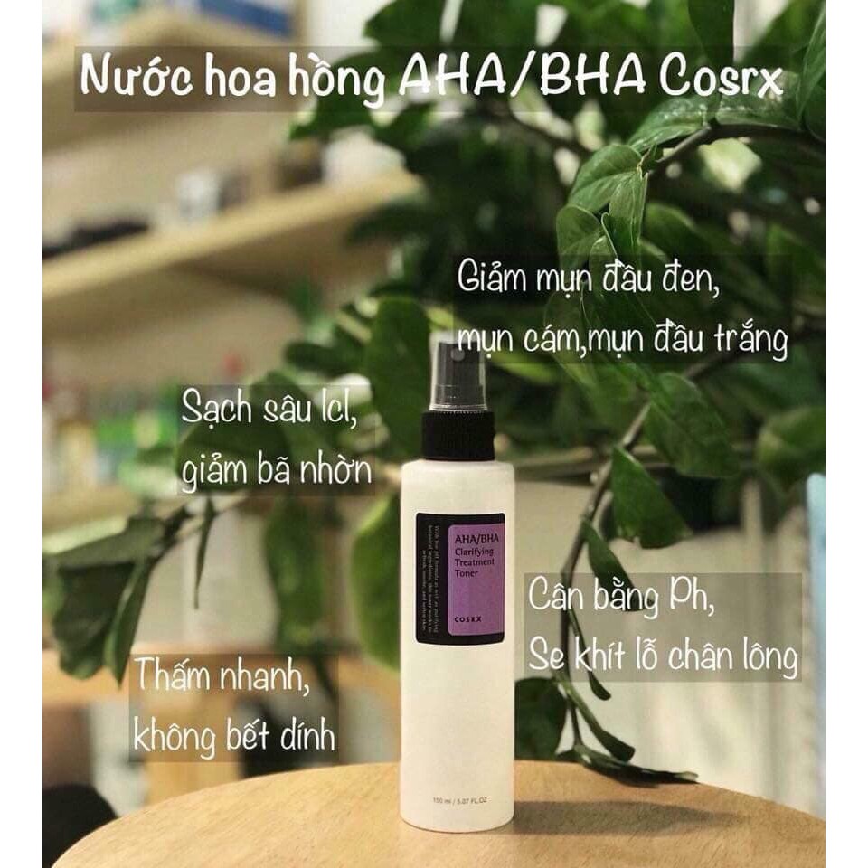 Nước Hoa Hồng Cosrx AHA/BHA Clarifying Treatment/ Toner Cosrx