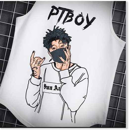 Áo ba lỗ nam in hình trẻ trung Hot mùa hè , chất thun co dãn mát mẻ phong cách áo 3 lỗ bóng rổ , 2 màu trắng và đen Phân