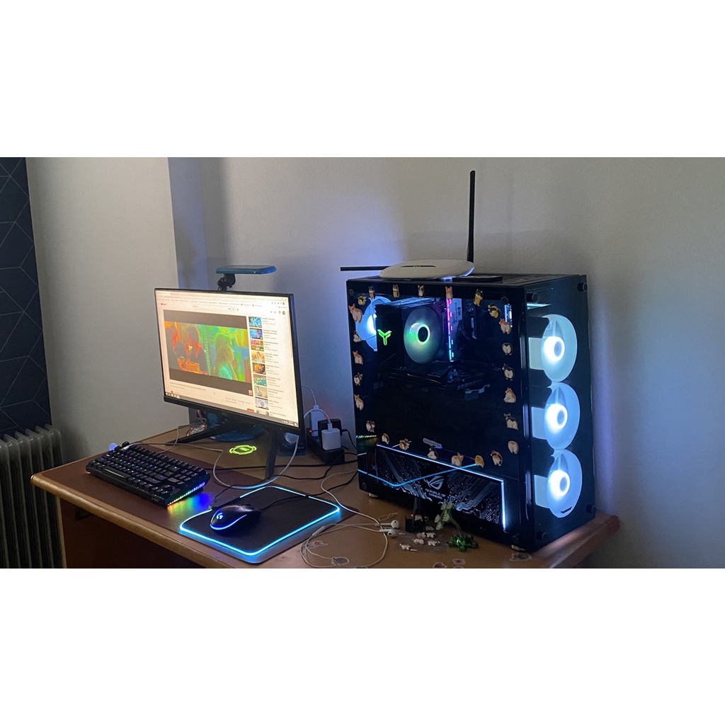 PC GAMING Siêu Rẻ i5 9400f - 10603gb - Màn 240HZ HKC