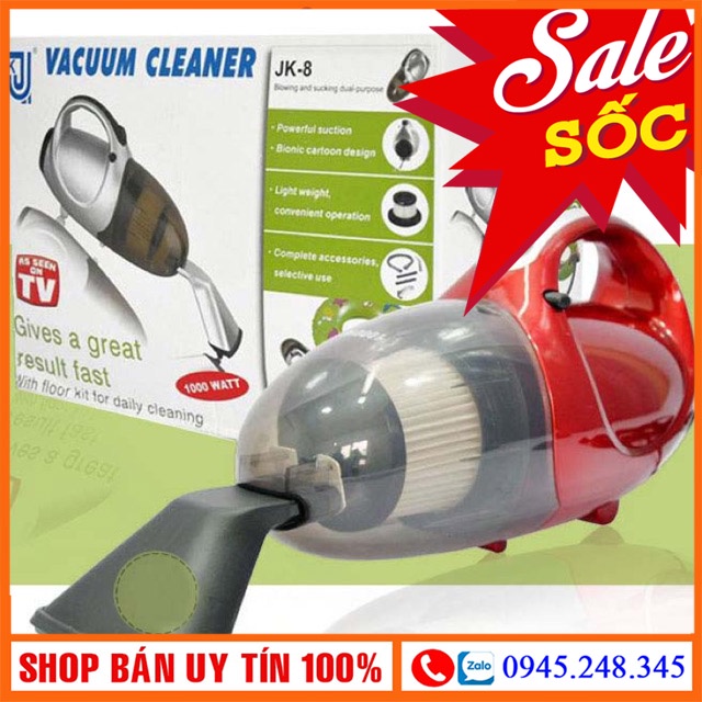 Máy Hút Bụi Cầm Tay Hai Chiều Vacuum Cleaner Jk8. Hàng Loại 1. Bảo Hành 12 Tháng