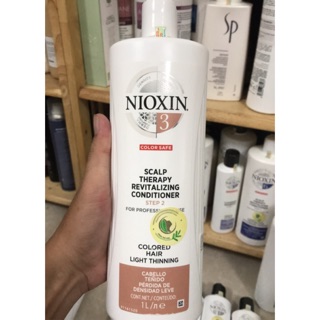 Dầu xả chống rụng tóc Nioxin System 3 Conditioner 1000ml ( New 2019) - Colored Hair