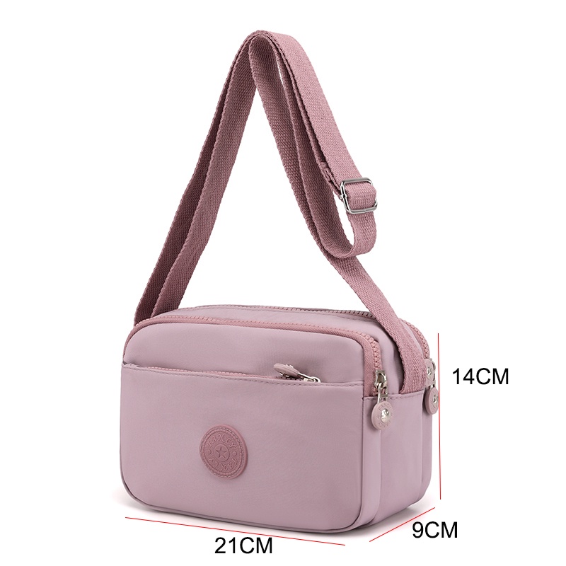 Túi Đeo Chéo Oxford In Họa Tiết Phong Cách Hàn Quốc Mới