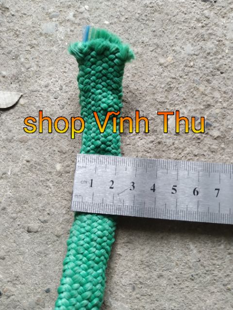 Dây dù xanh dẹt 17mm và 23mm bán theo mét bạn nhé