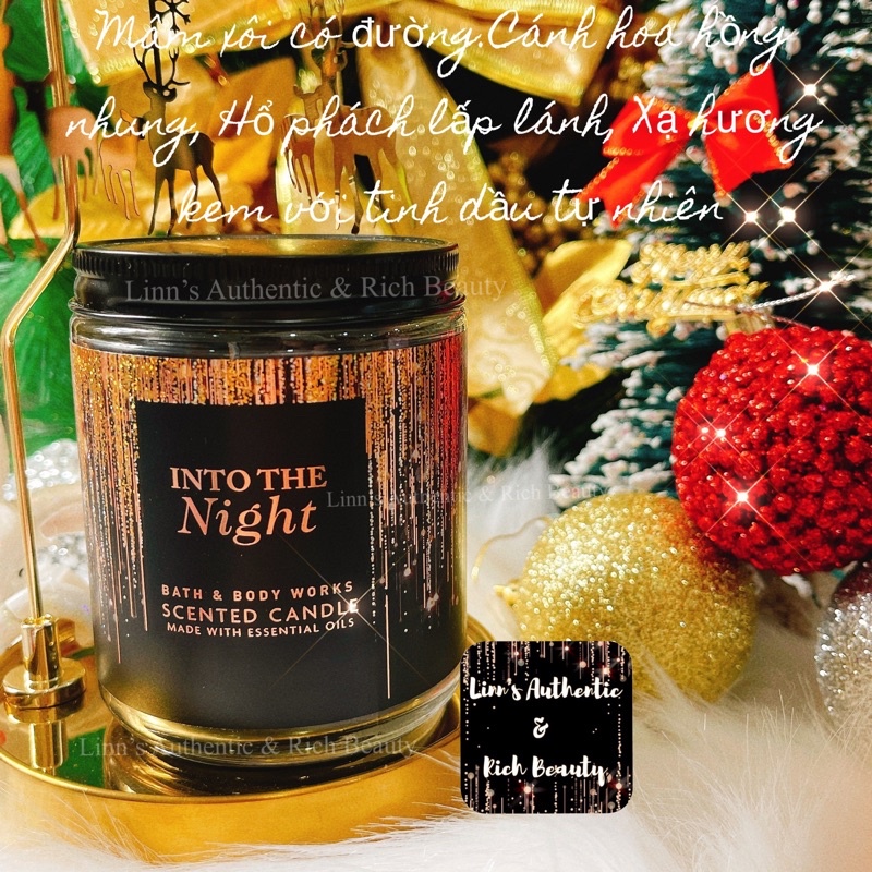 INTO THE NIGHT [BILL AUTH ] Nến 1 Bấc Bath &amp; Body Works Usa