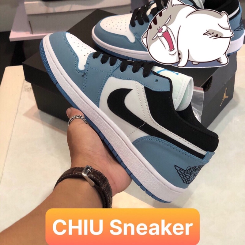[ CHIU Sneaker ] Giày thể thao jd1 low blue phiên bản cao cấp giày sneaker jd1 low xanh dương