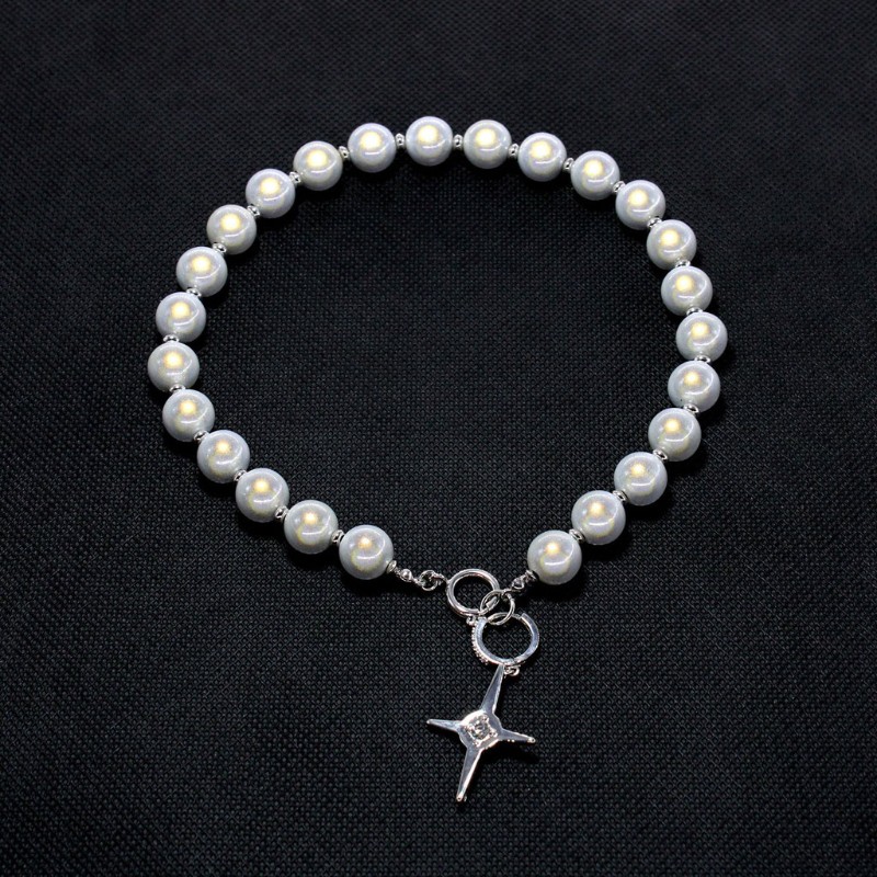 Dây Chuyền Ngọc Trai Nhân Tạo Mặt Ngôi Sao Phát Sáng