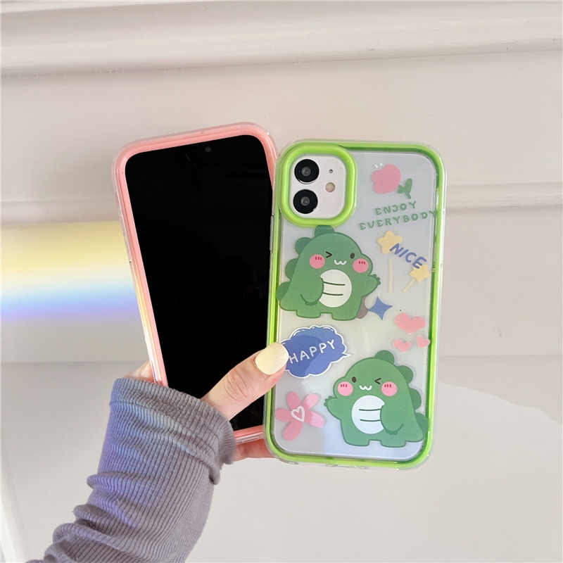 Ốp Điện Thoại 3 Trong 1 Dễ Thương Cho iphone 13 12 Pro 11 Max 6 6s 7 8 Plus X XR XS Max