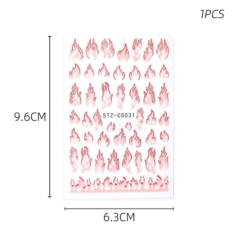 [Hàng mới về] Tờ nhãn dán trang trí móng tay nghệ thuật họa tiết xinh xắn