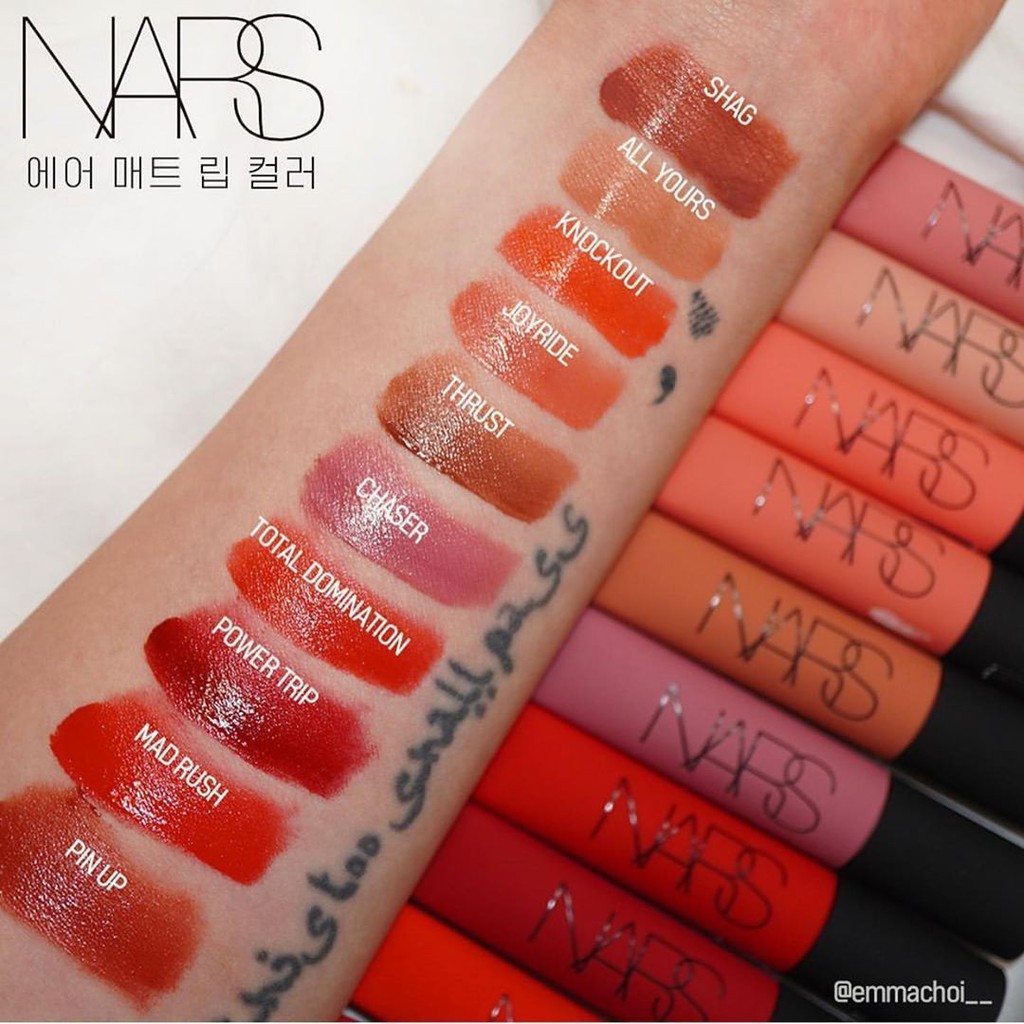 NARS - Son kem Air Matte Lip Color