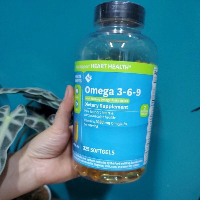 Viên uống Member's Mark Omega 3-6-9 Supports Heart Health 325 viên