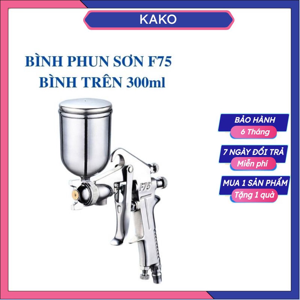 Bình phun sơn F75 bình trên 300ml, Kako