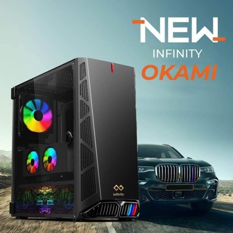 Vỏ máy tính Infinity Okami - E-ATX Full Tower Case + Tặng kèm 1 Fan Kaze V2 95