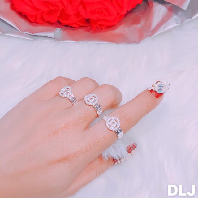 Nhẫn kim tiền MẶT TIỀN TRÒN