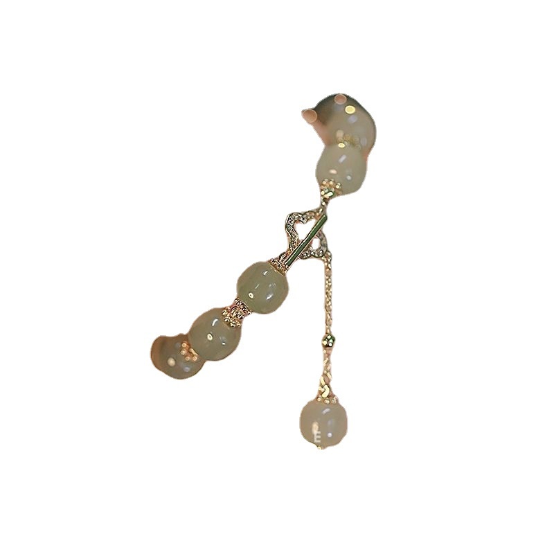 Vòng Tay Chuỗi Hạt Phối Mặt Hình Cỏ May Mắn Phong Cách Hàn Quốc Thời Trang