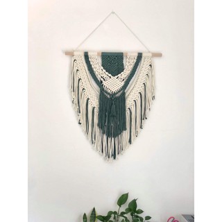 Mành macrame trang trí decor phòng ngủ, phòng khách, ảnh thật khác chụp