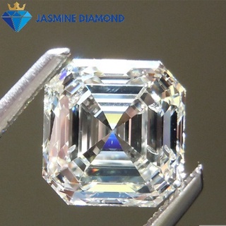 Kim cương nhân tạo Mỹ Moissanite giác cắt Asscher