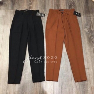 Quần baggy vải