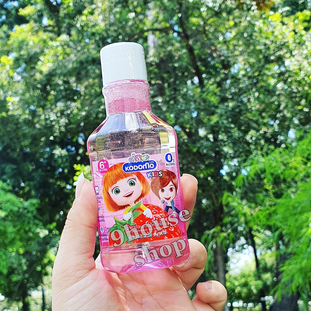 01 Nước Súc Miệng KODOMO KIDS 80ml Thái Lan (cho bé trên 6 tuổi)