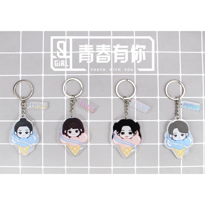 P2 ) Order - Móc khóa chibi thanh xuân có bạn 2 Ngu Thư Hân Hứa Giai Kỳ khổng tuyết nhi dụ ngôn THe nine the 9