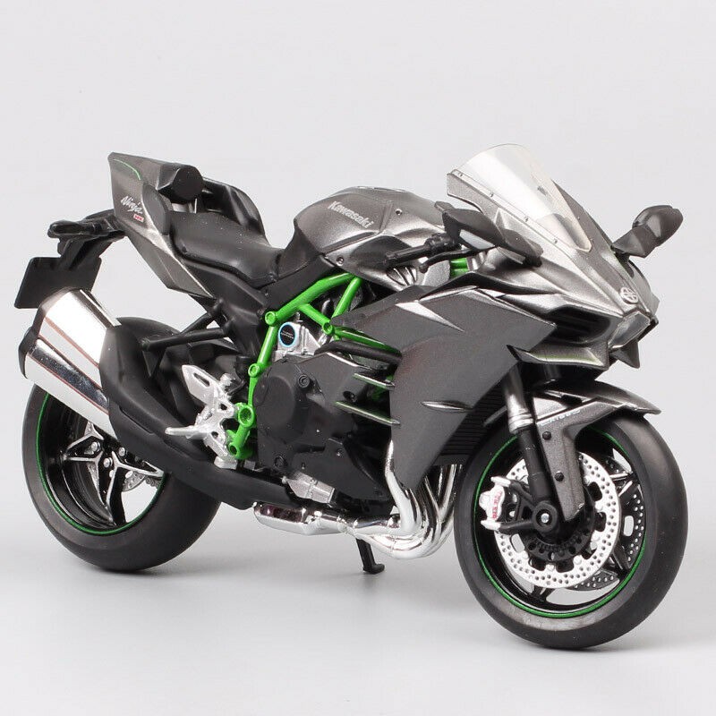 Mô Hình Xe Mô Tô Kawasaki Ninja H2 Racing H2r Tỉ Lệ 1: 12