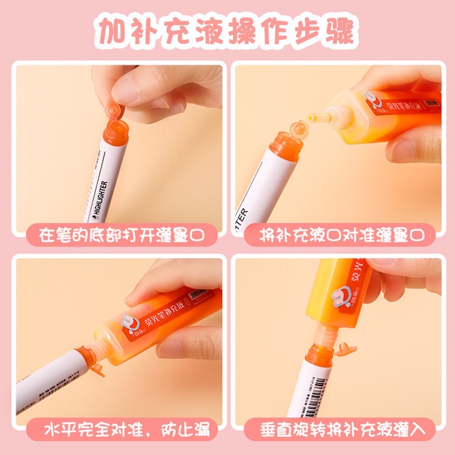 Bộ bút dạ quang nhiều màu sắc cho học sinh và văn phòng tiện dụng