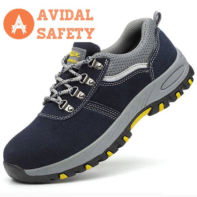 Giầy Bảo Hộ Lao Động Nam Cực Kì Cá Tính Phong Cách Đế Sắt, Mũi Bọc Sắt Dáng Thể Thao | BigBuy360 - bigbuy360.vn