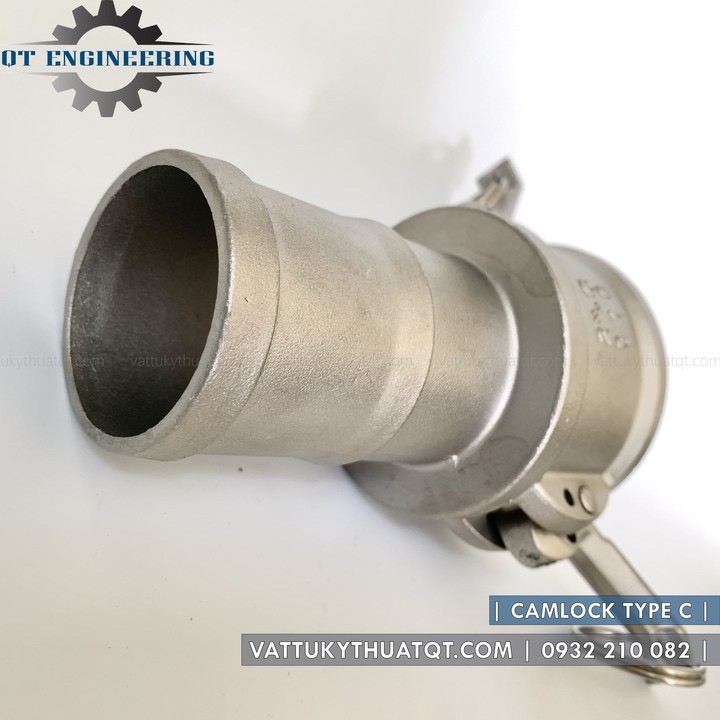 Khớp nối nhanh Camlock INOX 304 | Kiểu C | DN100