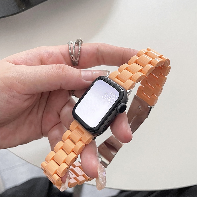 Dây Đeo Thay Thế Màu Kẹo Cho Đồng Hồ Thông Minh Apple Watch series 7 6 5 4 3 2 1 SE 41mm 45mm 40mm 44mm 42mm 38mm