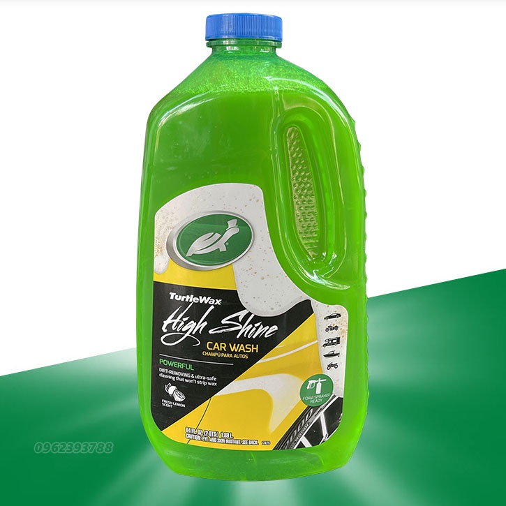 Nước rửa xe đậm đặc Turtle Wax High Shine Car Wash 1.89L