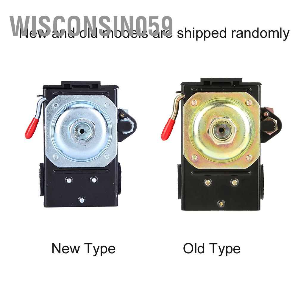 Wisconsin059 1 cái Công tắc áp suất đa năng 95-125 Psi cho van điều khiển máy nén khí