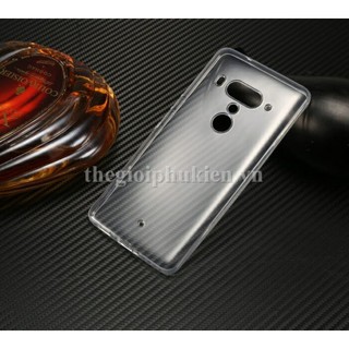 Ốp lưng silicon dẻo trong suốt HTC U12+ Plus siêu mỏng 0.5 mm