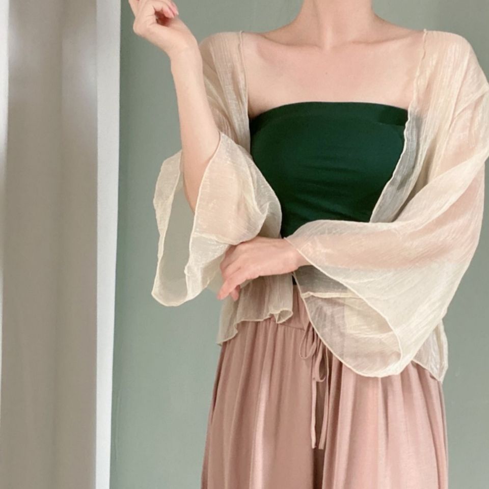 Ultra Áo Khoác Voan Siêu Mỏng Dáng Rộng Thời Trang Dành Cho Nữ