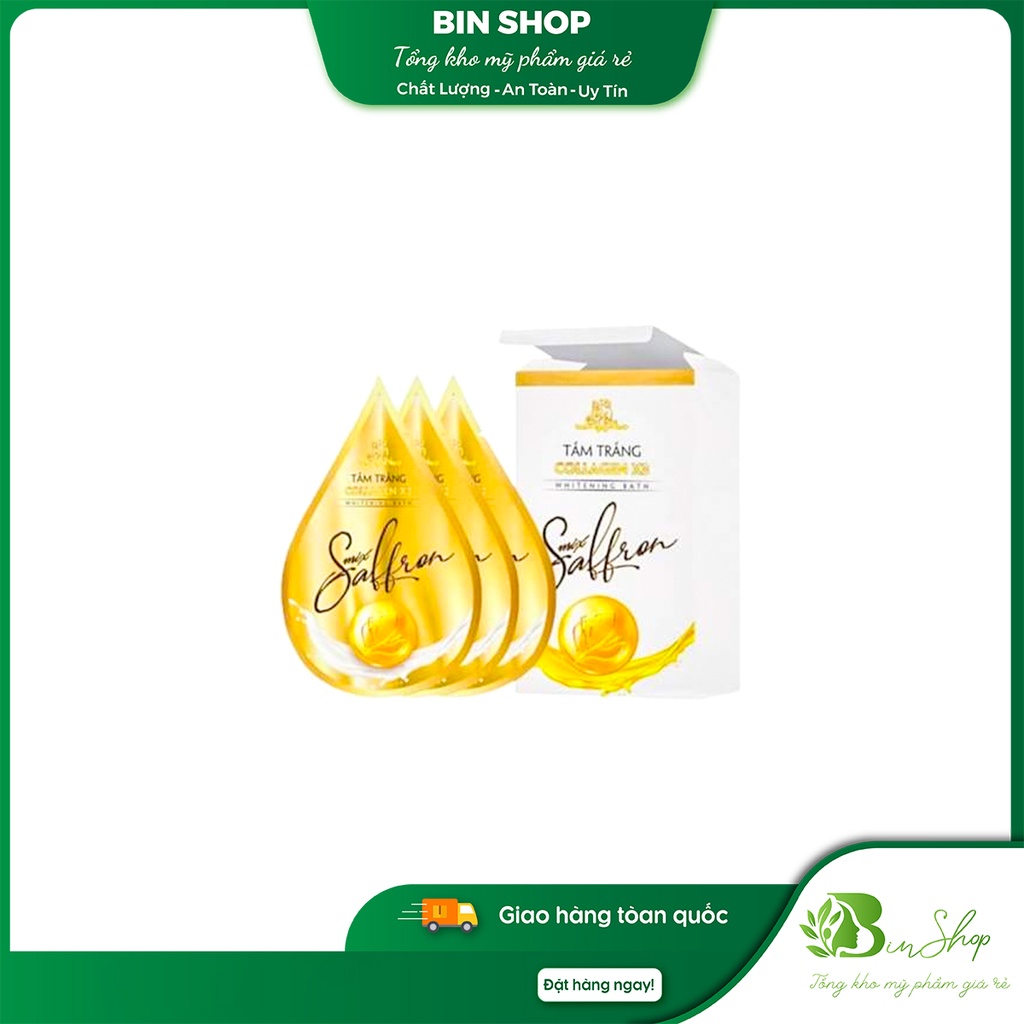 [Chính hãng] Tắm trắng Mix Saffron Collagen X3 Luxury - Tắm trắng Colagen X3 - Bin Shop