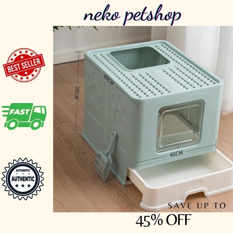 Nhà vệ sinh cá mập cá voi cá heo cho mèo siêu khổng lồ - nhà vệ sinh nhăn kéo