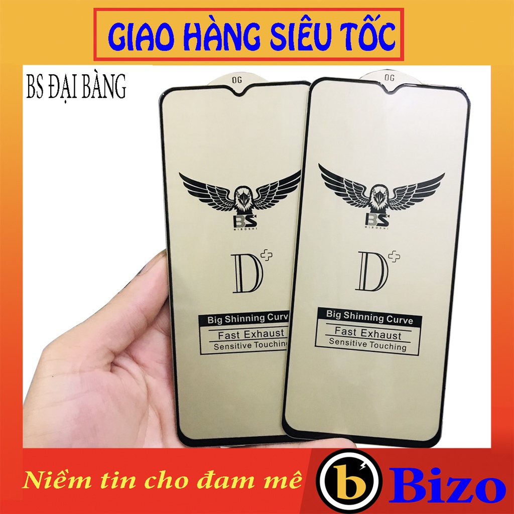 Kính cường lực FULL màn BS ĐẠI BÀNG phủ NANO chống vân tay dùng cho VIVO Y15,Y50,Y30,Y21S, - XIAOMI 