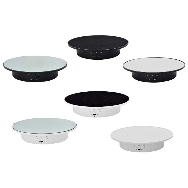 Đế trưng bày trang sức dạng xoay 3 tốc độ 20cm