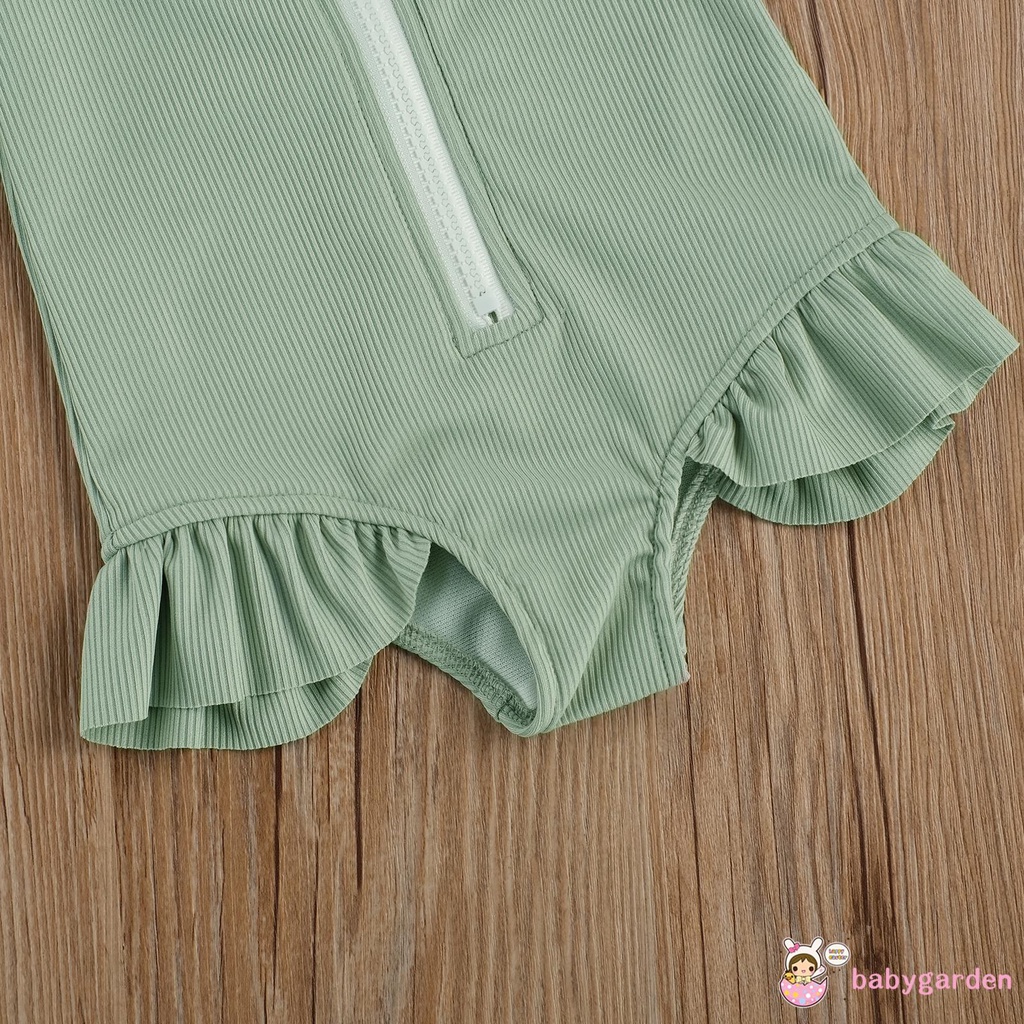 Bộ đồ bơi một mảnh dài tay dễ thương cho bé gái