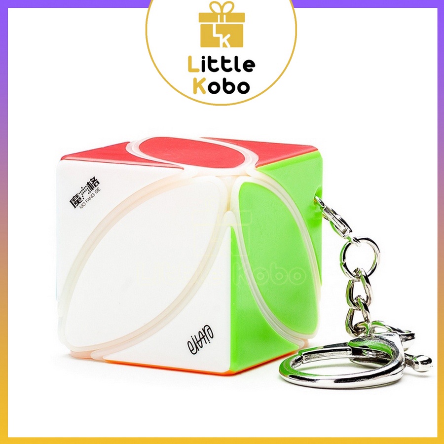 Móc Khóa Rubik QiYi Ivy Cube Rubic Biến Thể Keychain Stickerless Đồ Chơi Trí Tuệ Trẻ Em Phát Triển Tư Duy - Little Kobo