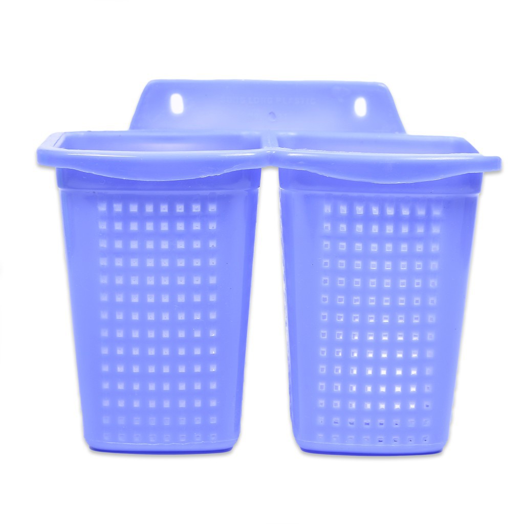 Ống đựng đũa 2 ngăn nhựa -datmoi