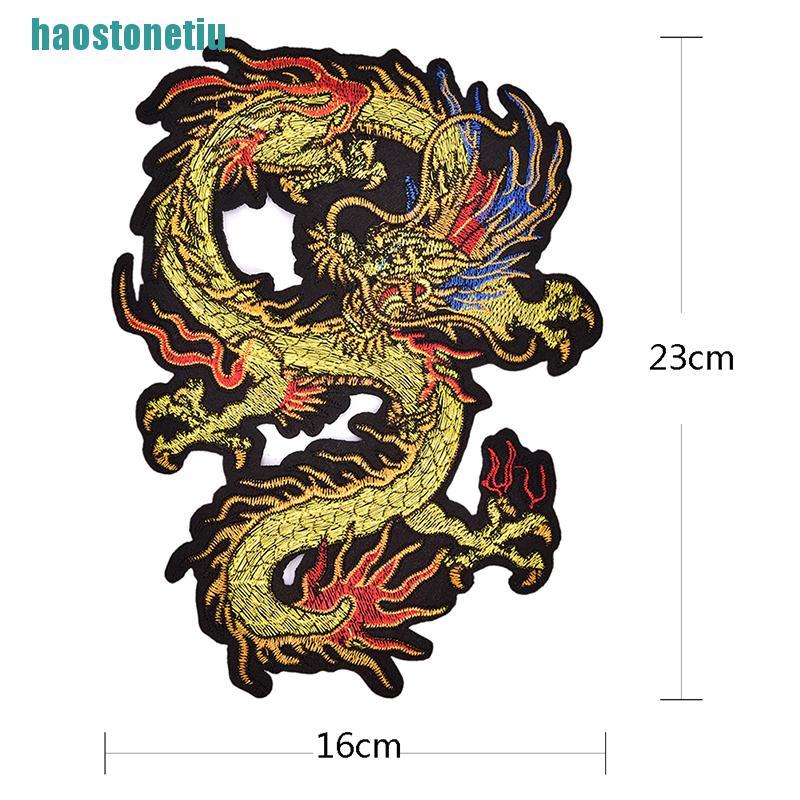 Sticker Ủi Thêu Hình Rồng Độc Đáo