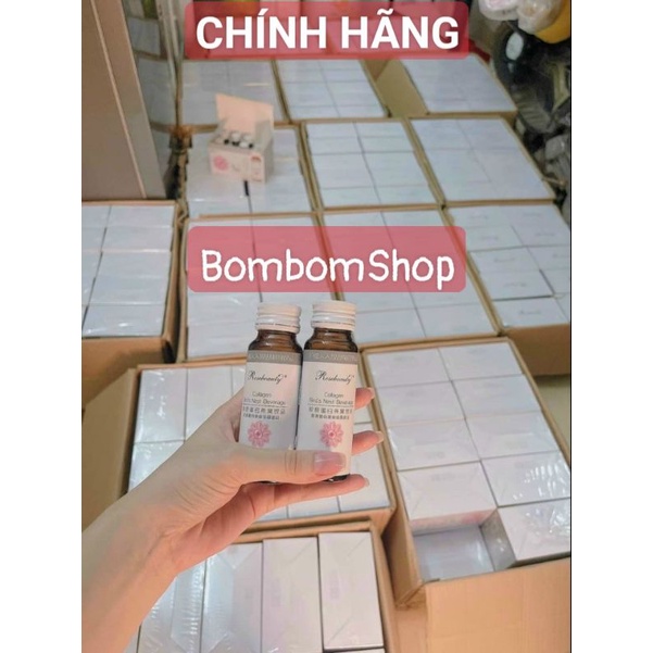 COLLAGEN ROSE BEAUTY YẾN TRẮNG DA (TRẮNG SÁNG TỨC THÌ X10) Hộp 8 chai