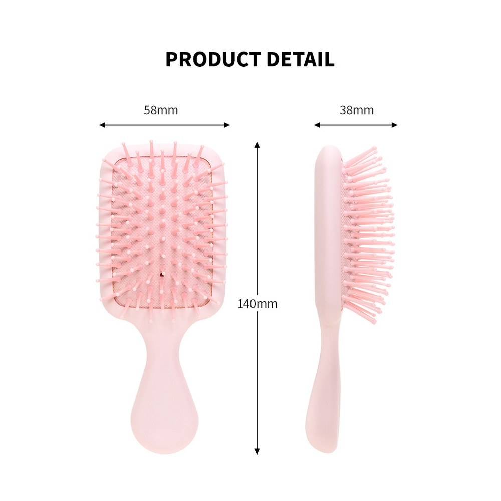 Lược chải tóc gỡ rối và massage da đầu Vodana Lovely Mini Cushion Brush VA21MCPK
